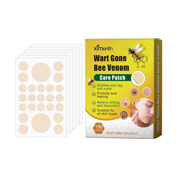 Ximonth Bee Venom Wart Patch Improves Smooth Skin, Removes Moles, Condyloma Warts, Filamentous Warts And Wart Patches_voghion.com