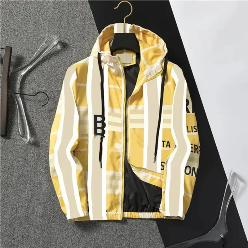 Multi Style Classic Plaid mens hooded Designer jacket men Fashion Casual windbreaker Spring Summer coat Size M--XXXL_voghion.com