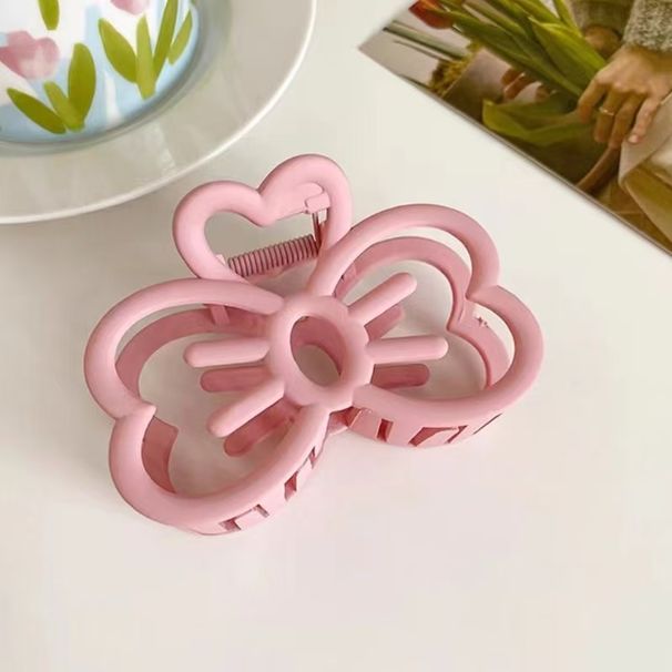 1 stuk schattige holle kattengezicht strik haarspeld in meerkleurige uitvoering, hoogwaardige matte middelgrote clip, schattige liefdeshaarspeld met halve strik, haarklem_voghion.com