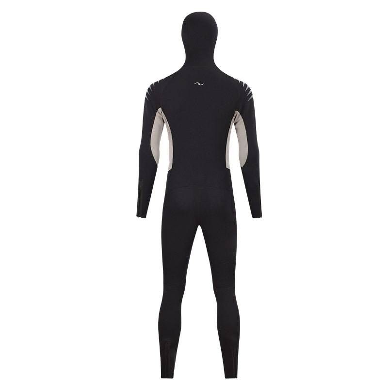 3mm One-piece Hooded Diving Suit, Men's Surfing Suit, Scuba Diving Suit, Free Diving Mother Suit, Cold-proof And Warm Clothing_voghion.com
