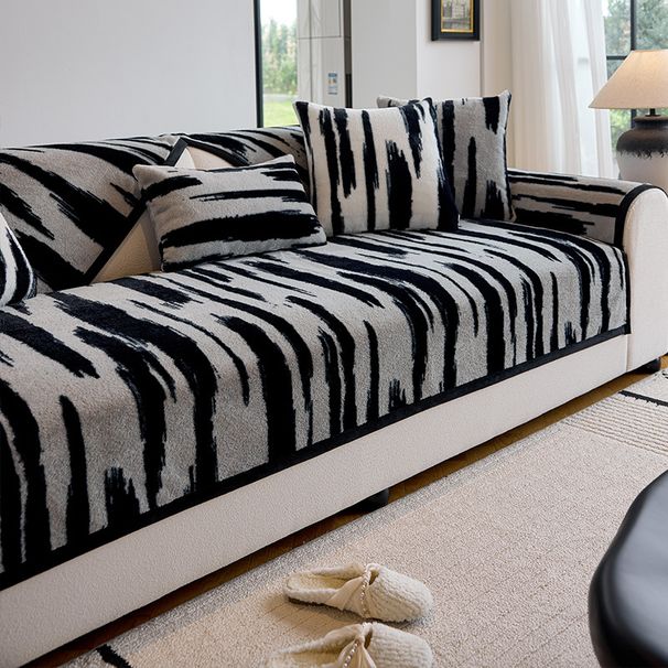 Plüsch-Sofabezüge für Sektionssofa-Set, Couchbezug, L-förmiger Bezug, waschbarer Chenille-Couchschutz_voghion.com