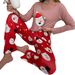 Autumn And Winter Comfortable Pajamas Set Women's Christmas Long-sleeved Trousers Two-piece Set_voghion.com