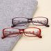 1 Pair, TR Plastic Full Frame FDA Spring Hinge Eyeglasses, Reading Glasses 1.0 1.5 2.0 2.5 3.0 3.5 4.0 For Women_voghion.com