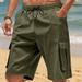 Herrenbekleidung Sommer Lose Lässige Multi Pocket Arbeitskleidung Squat Sport Casual 5 Punkt Shorts_voghion.com
