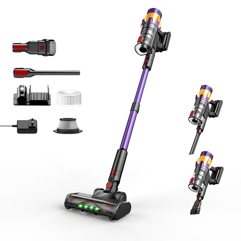 Aspirateur domestique sans fil le plus vendu avec une forte puissance d'aspiration, un aspirateur à main et un aspirateur intégré anti-acariens_voghion.com