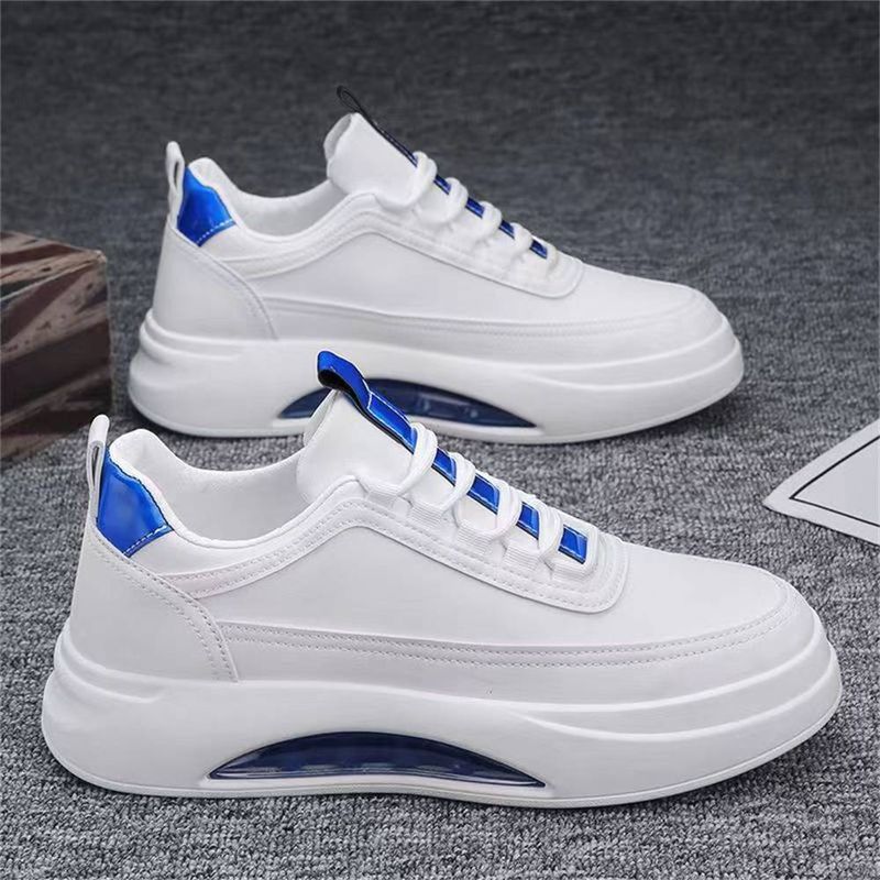 2025 Fashion Sneakers Men's Artificial PU Splicing Breathable Thick Sole Non-Slip Wear-Resistant Running Shoes 39-44_voghion.com