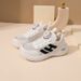 Children's 2025 Boys' Rotating Buckle Running Net 3-12 Student Girls' Light Sports Shoes_voghion.com