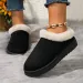 Mouth Hairy Snow Fashion 2024 Boots Womens Winter New Style Thick Bottom Short Tube One Step Lazy Large Cotton Ss_voghion.com