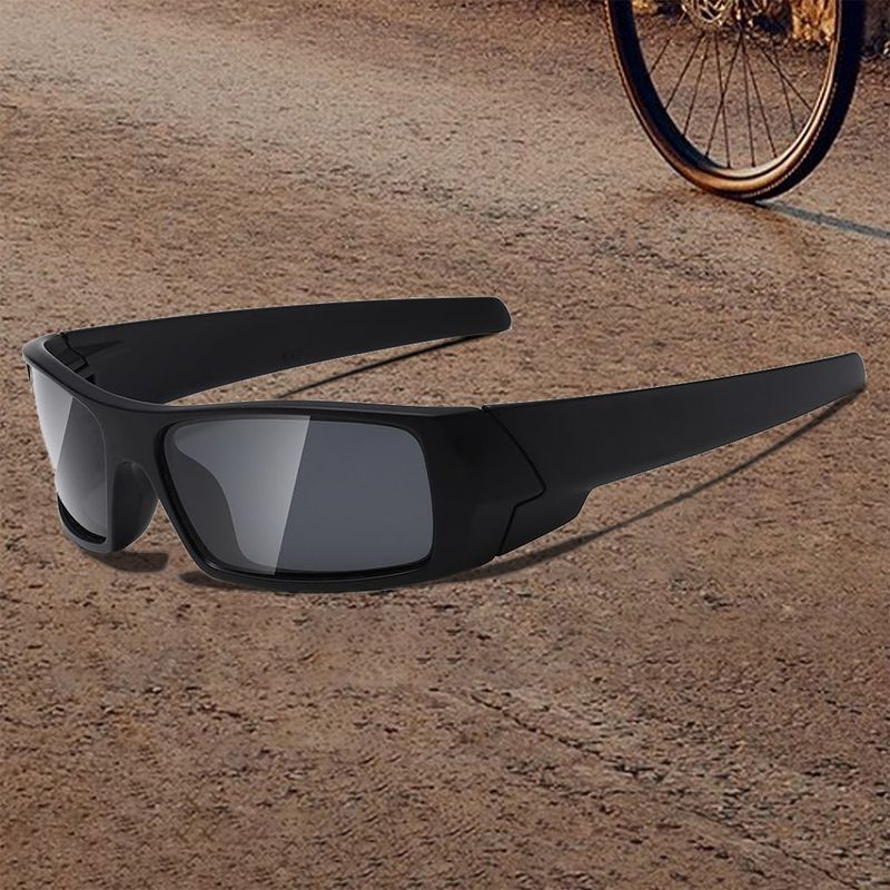 Neu eingetroffen Polarisierte Sonnenbrille für Herren und Damen, Sport-Sonnenbrille für Herren, trendig, Retro, rechteckig, umlaufend, Vintage, UV400-Augenschutz_voghion.com