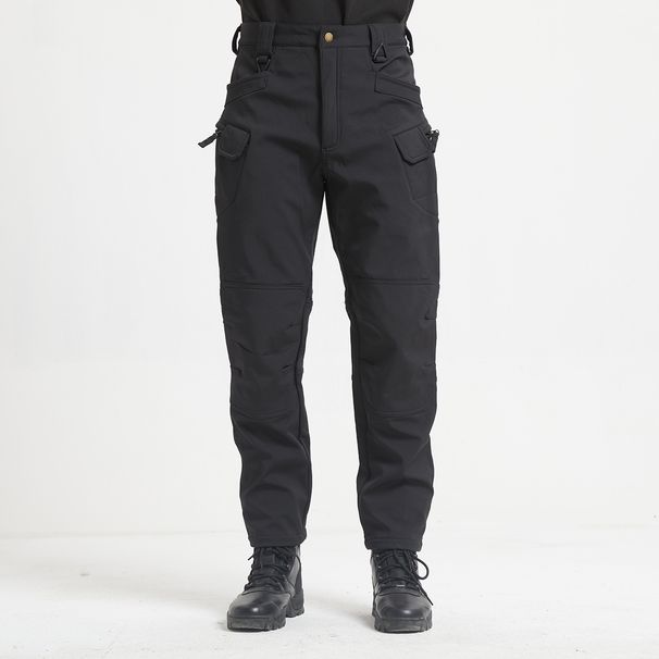 Man's clothing Men's outdoor sports tactical pants 3-in-1 fleece soft shell waterproof camouflage assault pants_voghion.com