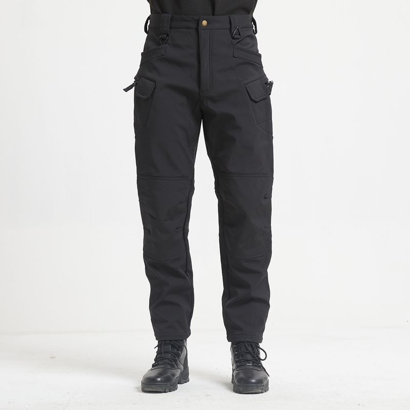 Abbigliamento da uomo Pantaloni tattici per sport all'aria aperta da uomo Pantaloni da assalto mimetici impermeabili soft shell in pile 3 in 1_voghion.com