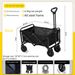 Outdoor Camping Stall Push Cart Picnic Foldable Lightweight Portable Fishing Handcart_voghion.com