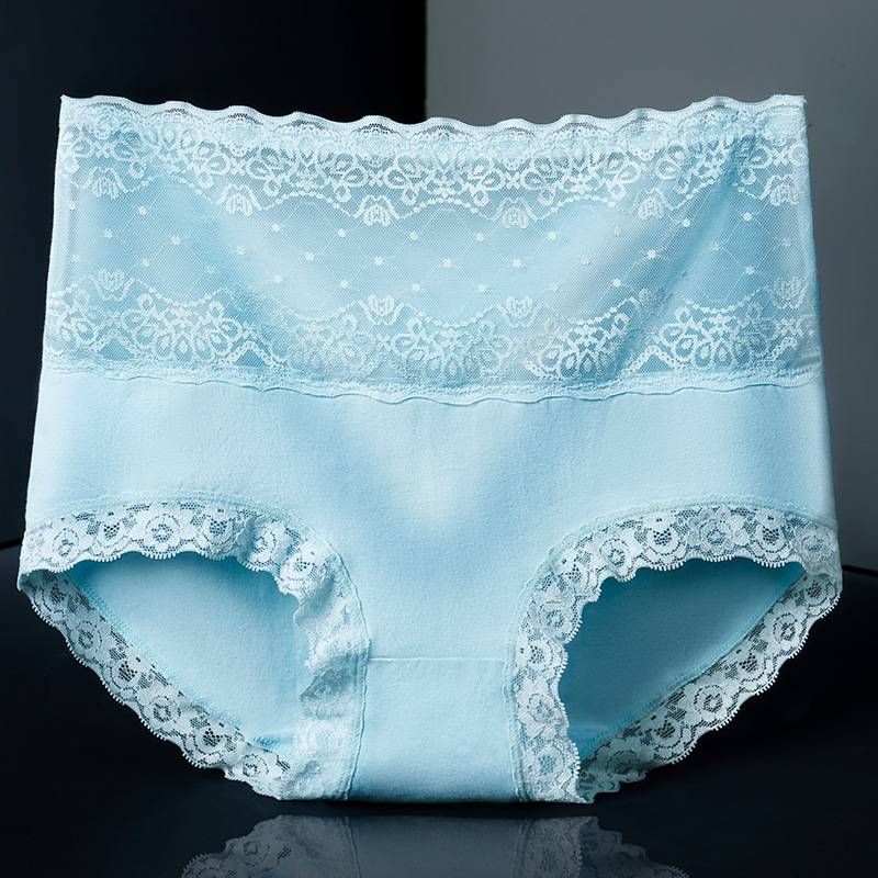 CRAZYLIFE Lace Waist High Rise Sexy Plus Size Mature Ladies High Waisted Slimming Lingerie Underwear_voghion.com