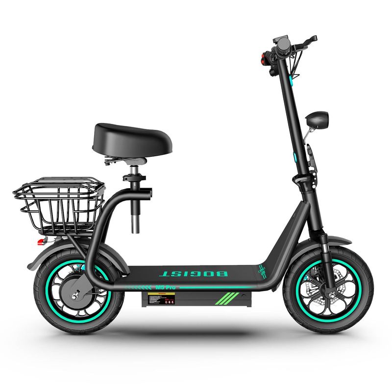BOGIST M5 Pro-S Elektrische scooter met 500W motorzitting (780W piek), 48V 13Ah accu, maximumsnelheid 42km/u, 45km bereik, schijfrem_voghion.com