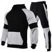 "Herren-Set mit Kapuzenpullover und Jogginghose mit Kontrasteinsatz – 100 % Polyester, leicht, fürs Fitnessstudio und die Straße (S-3XL)"_voghion.com