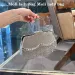 Designer 2025 Glitter Dia Tassel Clutch Purse Wedding Party Banquet Crystal Rhinestones Evening Women Handbag Crossbody_voghion.com