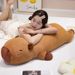 Plush Capybara Adorable Doll Soft Toy Cozy Pillow For Relaxing Home At Comfort_voghion.com