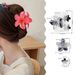 Conjunto de grampos de cabelo de flores - 6 peças de acessórios de cabelo para férias tropicais para mulheres, grampos de mandíbula antiderrapantes para festa na praia e casamento_voghion.com