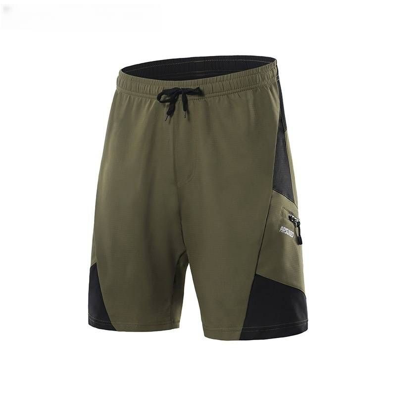 Pantalon de cyclisme décontracté NOKO-ARSUXEO pour homme avec coussinets en éponge de silicone, deux en un, séchage rapide, respirant, poches, ample, été_voghion.com
