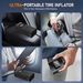 Compresseur d'air portable 150 PSI - Gonflage sans fil 3 fois plus rapide pour voitures, vélos et ballons de sport avec manomètre numérique et éclairage LED_voghion.com