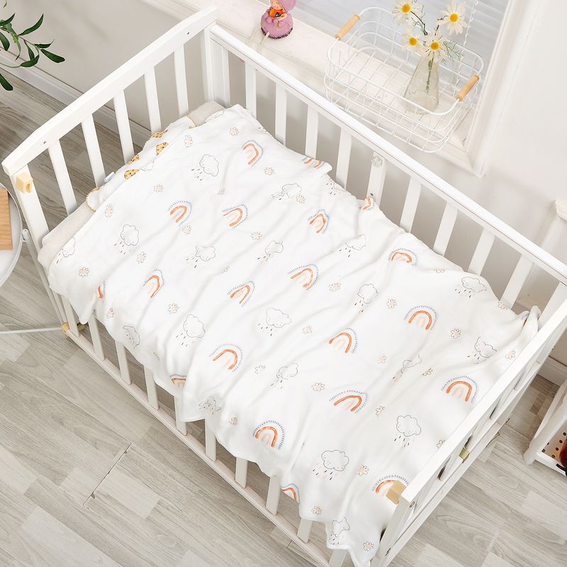 Double Layer Children's Summer Nursery Air Conditioning Thin Baby Blanket_voghion.com