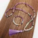 108 Mala Beads Necklace With Tassel 8mm Natural Crystal Gemstone Knotted Meditation Yoga Blessing Bracelet Jewelry_voghion.com