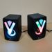 Caixas de som USB RGB para PC e laptop - Barra de som de mesa com fio para uso doméstico e no escritório_voghion.com