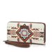 Vintage Bohemian Canvas Women's Wristlet Waterproof Card Holder With RFID Function Women's Wallet_voghion.com