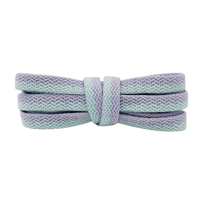 Shoelace Flat Two-tone Contrasting Yarn-dyed Belt Creative Personality Suitable For Canvas Shoes Casual Shoes Sports Shoes_voghion.com