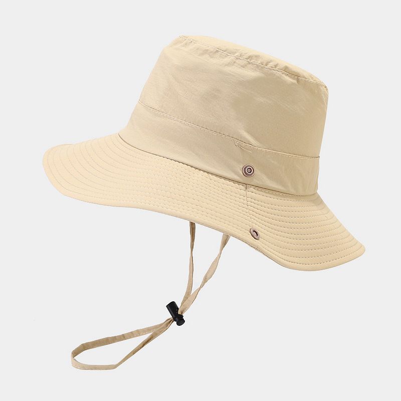 Cappello da sole da donna, casual, semplice, tinta unita, da viaggio, per alpinismo, alla moda, in stile occidentale, versatile, da uomo, con protezione solare_voghion.com