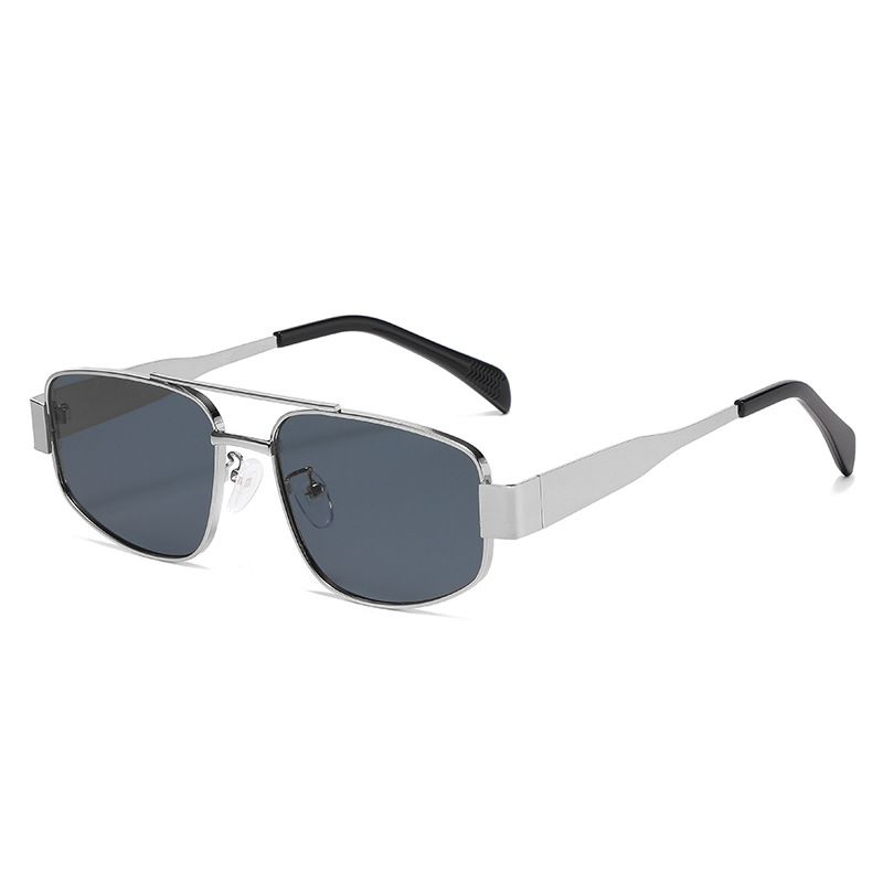 New Fashionable Internet Celebrity Cat Eye With A Sense Of , Slimming Glasses, Metal Double Beam Sunglasses For_voghion.com
