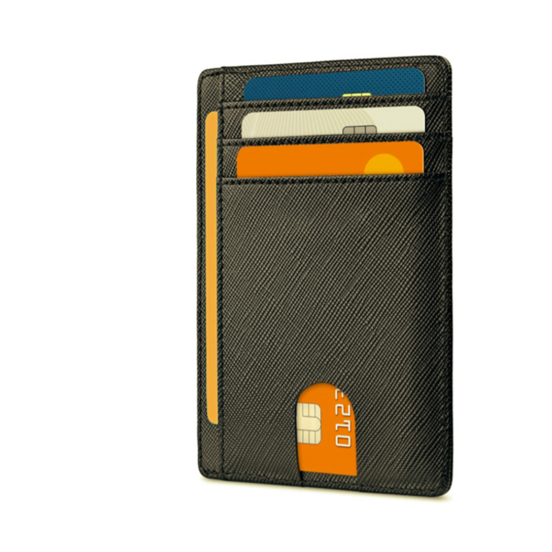 PU card holder anti demagnetization RFID card holder card holder multi color leather anti brush wallet credit card holder_voghion.com