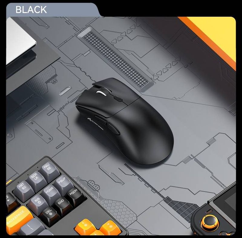 Attack Shark R1 59g Ultra-Light Gaming Mouse - Wireless/Wired (Bluetooth + 2.4G), 18000 Max DPI, 65H Battery With Braid Cable_voghion.com