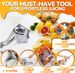 Manual Citrus Juicer - Aluminum Press | Ergonomic Handle | Lemon/Orange Extractor | Dishwasher Safe_voghion.com