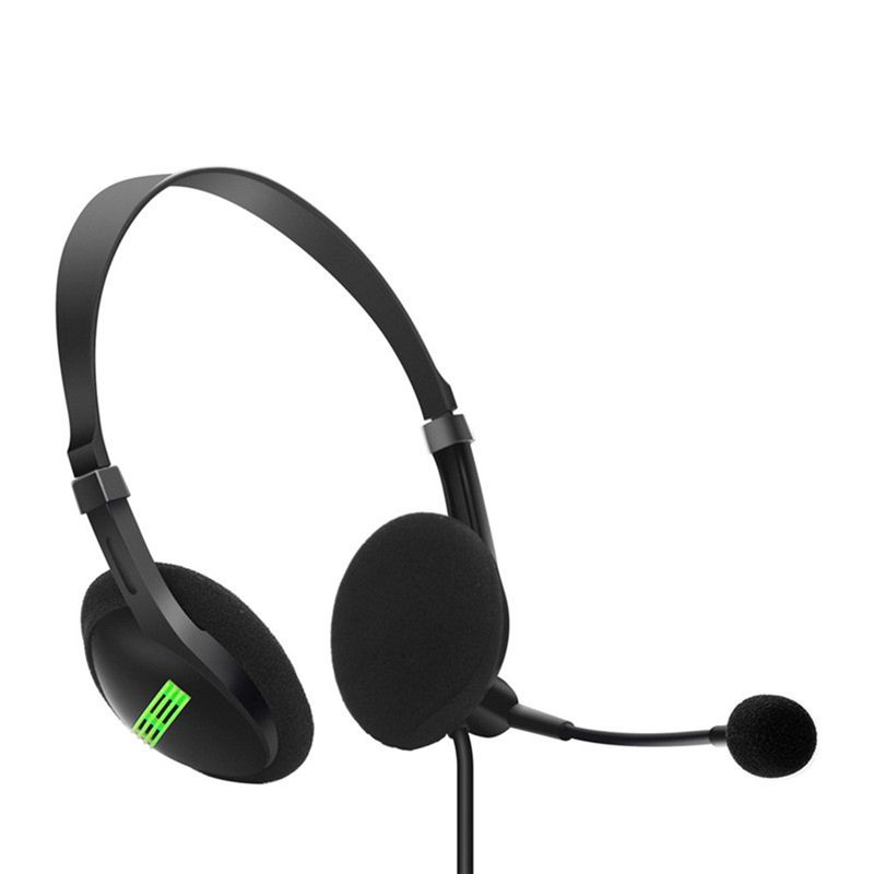 440 Wired 3.5mm Plug Headphone Stereo Noise Reduction Headset With Mic For PC_voghion.com
