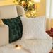 Christmas Throw Pillow Covers With Snowflakes & Tree Patterns, Festive Holiday Decor For Sofa, Couch, Bed, Party, Nordic Style, 45x45cm & 40x40cm_voghion.com