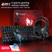 T-WOLF TF700 Mechanical Keyboard Four-Piece With Mouse Pad, Headphones, Blue Switch Gaming Set RGB_voghion.com