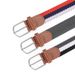 Canvasgürtel für Damen Elastischer Herrengürtel Lässiger elastischer geflochtener Gürtel mit Nadelschnalle_voghion.com