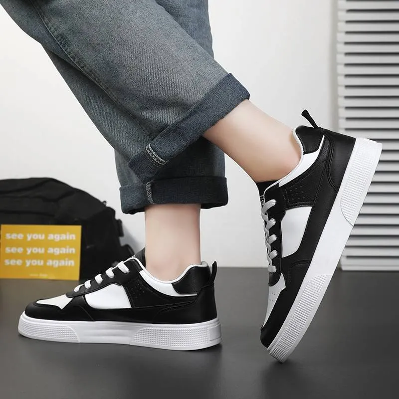 Chaussures décontractées tendance pour étudiants, petites chaussures blanches respirantes assorties à tout, chaussures pour hommes quatre saisons_voghion.com