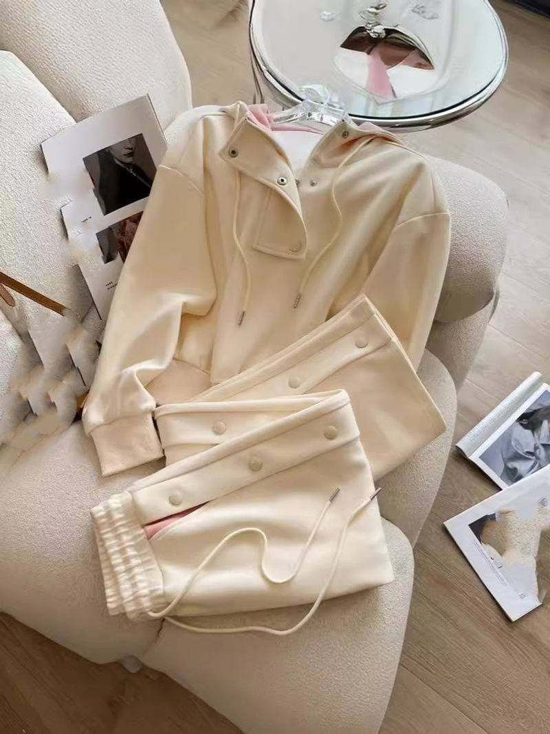 Roupas femininas Nicho Indústria Pesada Moda Terno esportivo de duas peças_voghion.com