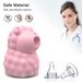 Hochwertiger, niedlicher, kleiner Schafssauger-Klitoris-Vakuumstimulator mit Nippel-Saugfunktion und Liebesei-Vibrationsfunktion für Frauen_voghion.com