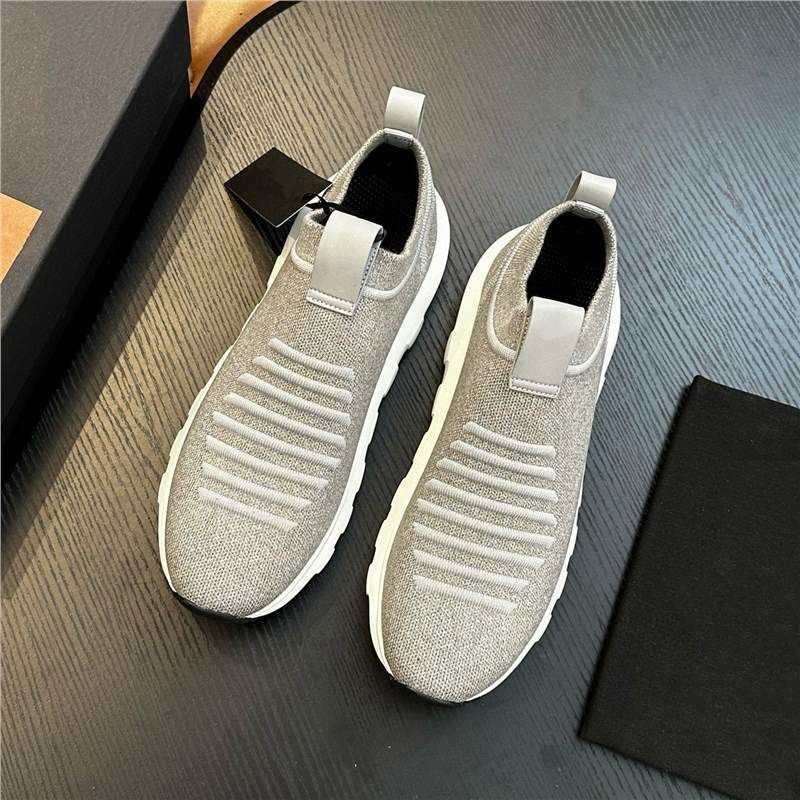 Scarpe da ginnastica casual da uomo di alta qualità, alla moda e alla moda, estive 2025, traspiranti, slip-on e con calzino_voghion.com