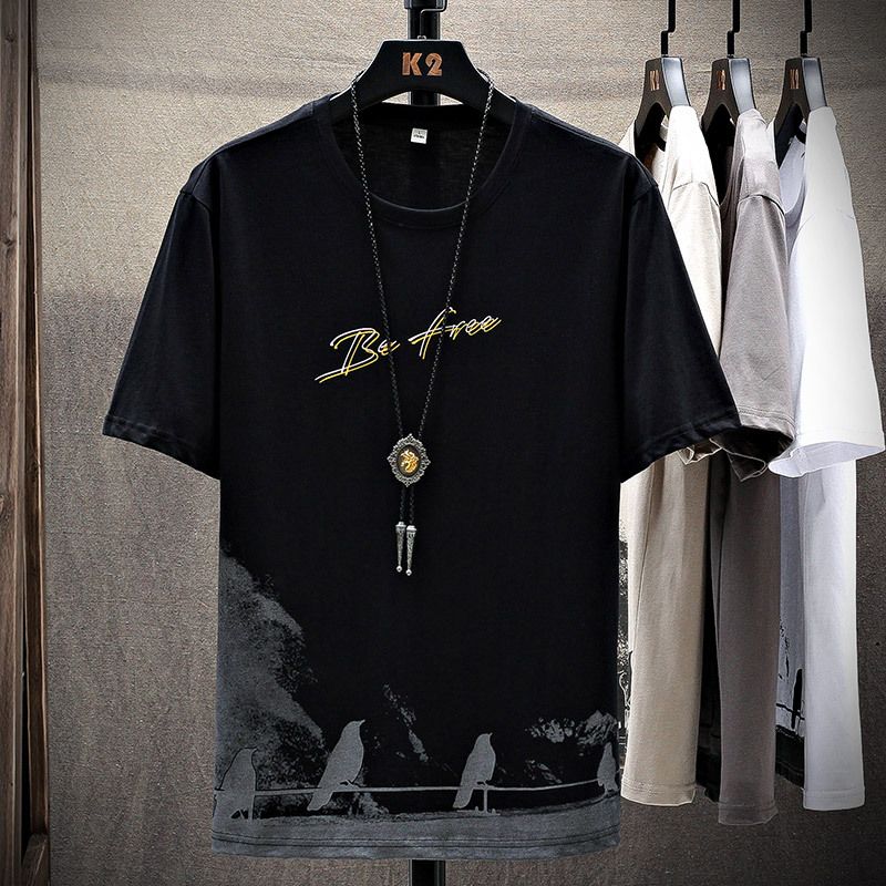 Ropa de hombre Camiseta de manga corta para hombre, nueva camiseta de verano de manga corta para hombre, camiseta holgada de manga corta para hombre, tops para pareja_voghion.com