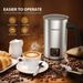Warmer Milk Screen Steamer 4 Stainless BIZEWO Steamer For Touch Latt IN Steel Automatic Milk Coffee Electric And 1 Frother With_voghion.com