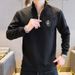Pure Pure Spring And New Men's Autumn Stand Collar Zipper Brand Sweatshirt Goods European Long Sleeve Casual Slim Fit Trendy Top_voghion.com