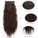 7-teilige Perücke-Set, Corn Curls, ongeféier 50 cm, 145 g, Verlängerung, Perücke mat chemesche Faseren, synthetesch Perücke_voghion.com