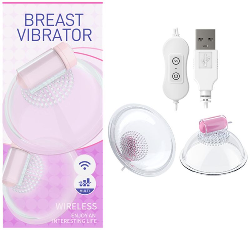 Vibrador de masaje de senos USB Jiuba con lengua, cosquilleo y succión para estimular los senos._voghion.com