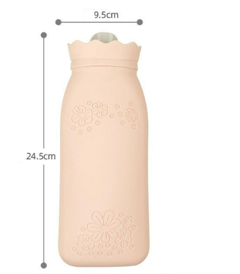 Silikon-Warmhandtasche, explosionsgeschützt, neue Warmwassertasche mit Wasserfüllung, Bauch, Winter-Warmhandtasche für Mädchen, unabhängige Station_voghion.com