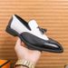2025 Autumn New British Casual Men's Fashion Single Business Block Carved Tassel Small Leather Shoes_voghion.com
