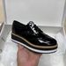Women's Shoes Popular Platform Soft Soled Early Autumn Shoes, Lightweight Brogue Women's Shoes, Smooth Leather Lace Up, Versatile_voghion.com